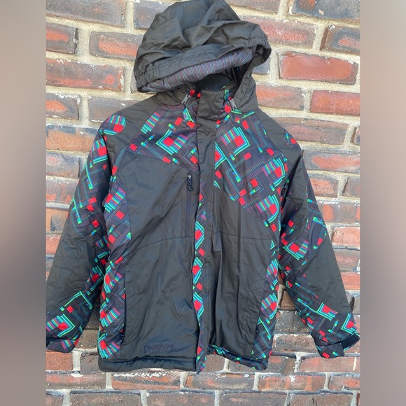 Snow Dragon Boys size Large Hooded Ski Jacket